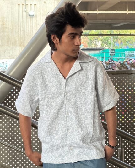 Frost Abstract Camp Shirt