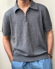 Shadow Half-Zip Knit Polo - Image 4