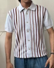 Spectrum Stripe Knit Polo