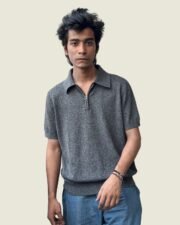 Shadow Half-Zip Knit Polo - Image 3