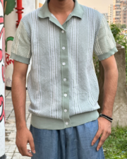 Ripple Knit Polo - Image 3
