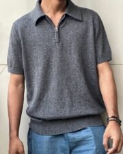 Shadow Half-Zip Knit Polo - Image 2