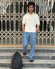 Ivory Cable Knit Polo - Image 2
