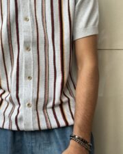 Spectrum Stripe Knit Polo - Image 2