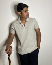 Stone Wave Knit Polo - Image 4