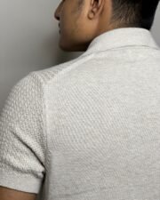 Stone Wave Knit Polo - Image 3