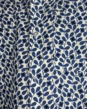 Indigo Vine Print Oversized Shirt - Image 6