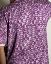 Violet Bloom Jacquard Polo - Image 4